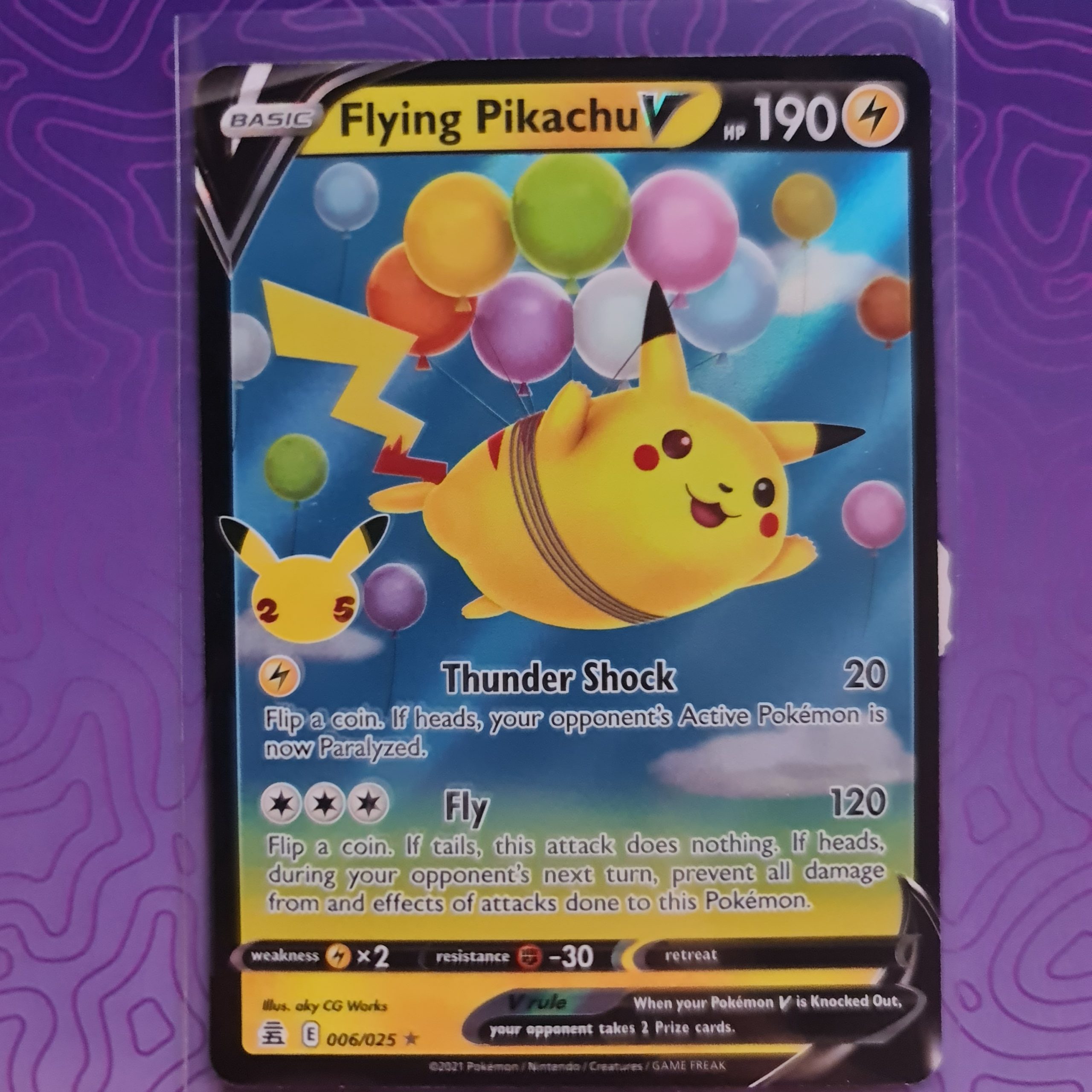 Flying Pikachu V - Celebrations 6/25 - NM/M