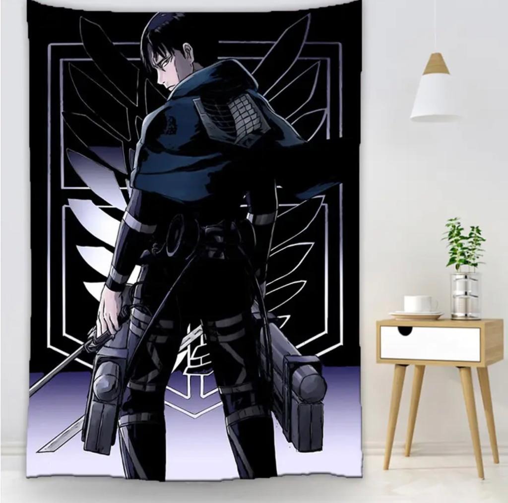 attack on titan tapestry