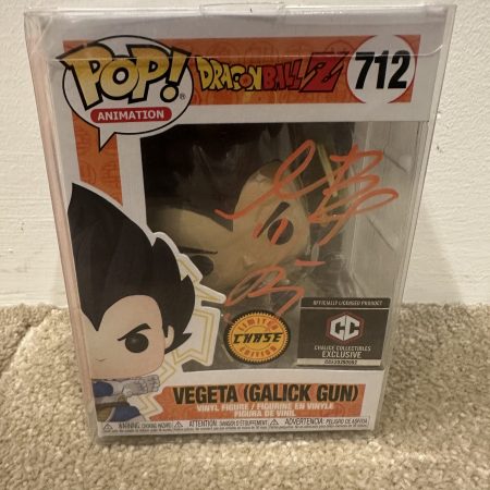 Funko pop vegeta 👑 (galick gun )  signed by the Japanese voice actor (Ryō Horikawa) 🇯🇵