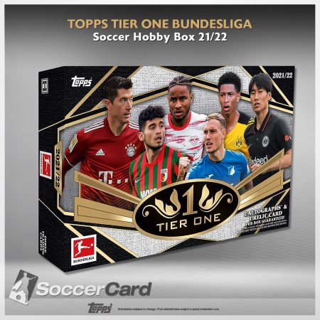 Topps Tier One Bundesliga Soccer Hobby Box 21/22 - Sealed