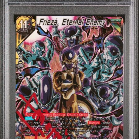 2025 DBS MASTERS FRIEZA-SECRET RARE PSA10 RYUSEI NAKAO SIGNATURE