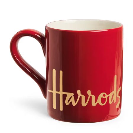 Harrods Logo Mug ( Red )