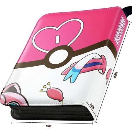 Pink pokemon 400 card binder