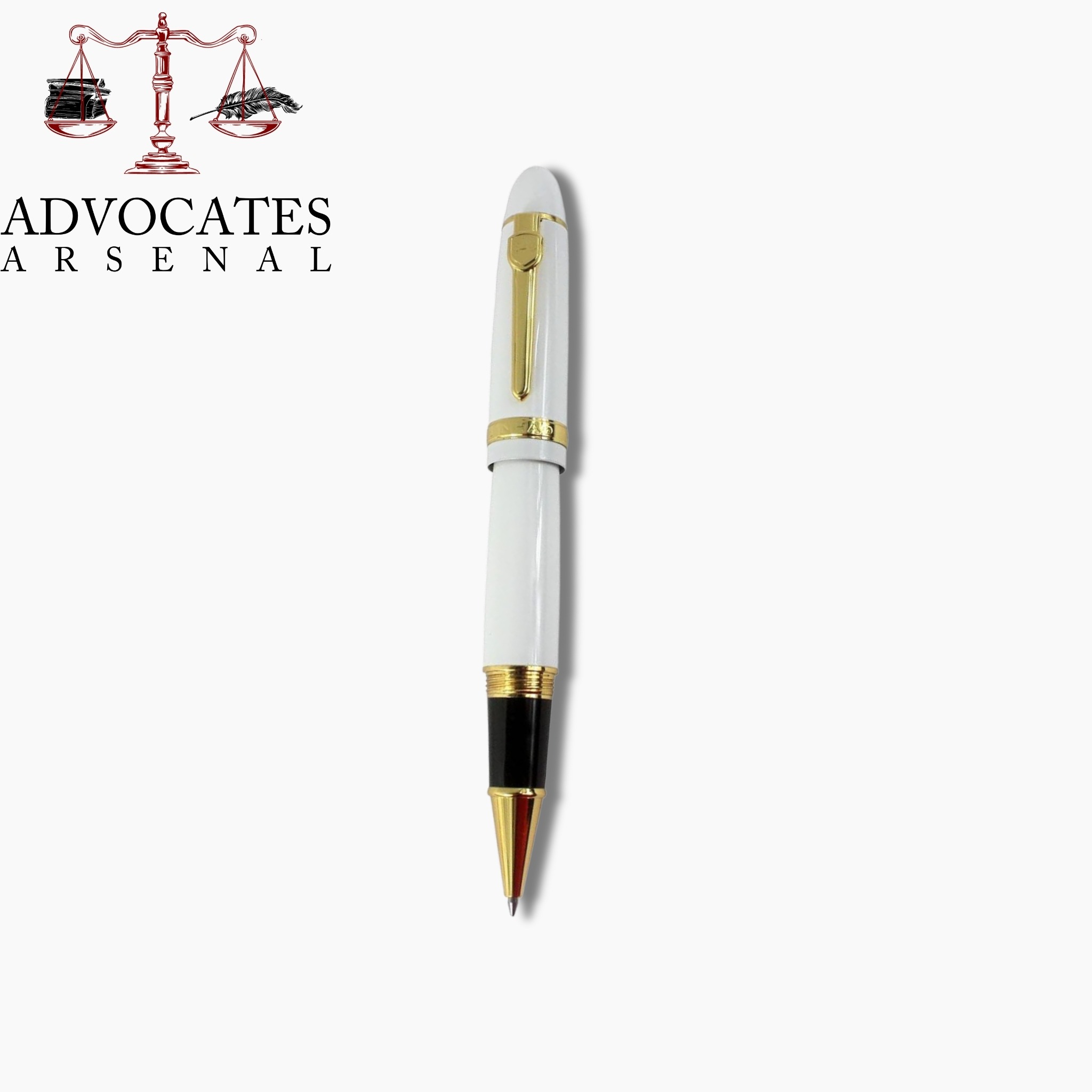 JINHAO 159 Gold/White ROLLERBALL Pen