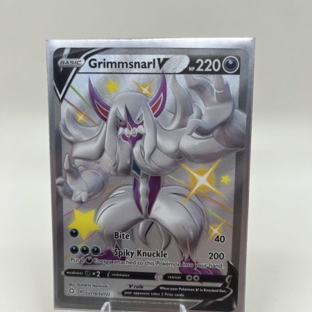 Grimmsnarl V SV116/SV122 Shining Fates NM Full Art Ultra Rare Pokemon Card