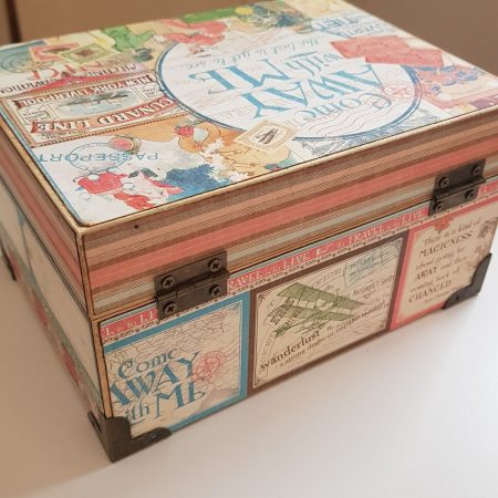 Handmade Travel keepsake box