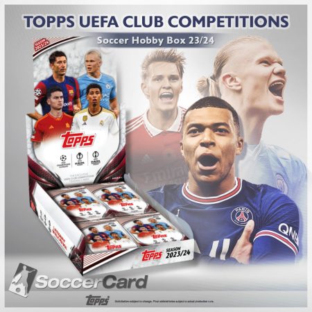 Topps UEFA Club Competitions Season Soccer Hobby Box 23/24 - Sealed