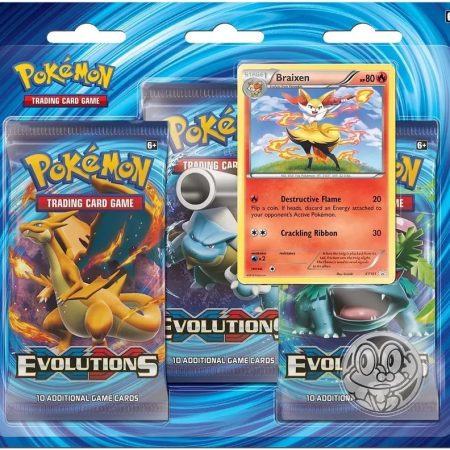 XY - Evolutions 3 Pack Blister [Braixen] - XY - Evolutions (EVO)