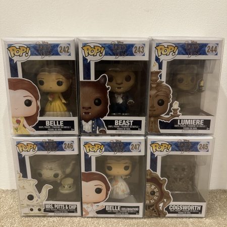 Funko Pop! Disney Beauty And The Beast Lot Set O-