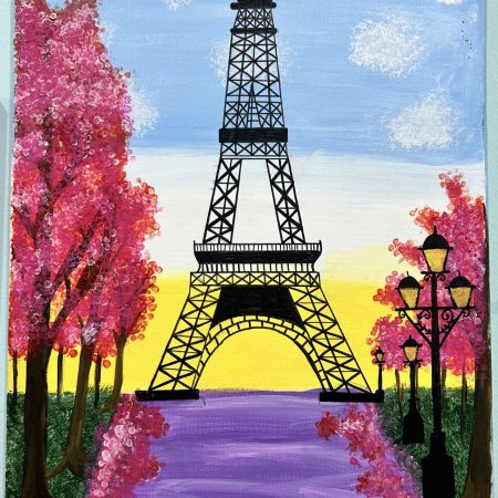 Eiffel Tower in the Spring