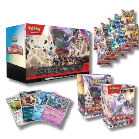 Paldea Evolved Build and Battle Stadium + Paldea Evolved Elite Trainer Box