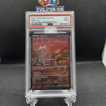 Pokemon Scarlet and Violet Promo Mew ex  053 psa 9