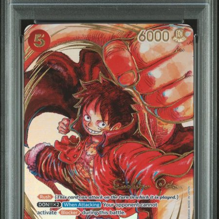 Monkey.D.Luffy (012) (Alternate Art) (Gold-Stamped Signature) ST01-012