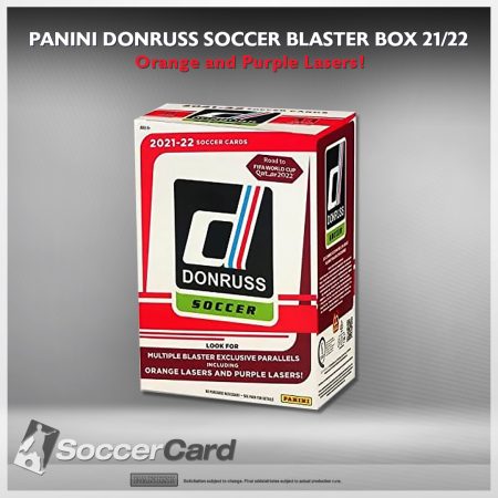 Panini Donruss Soccer Blaster Box 21/22 (Orange and Purple Lasers!) - Sealed