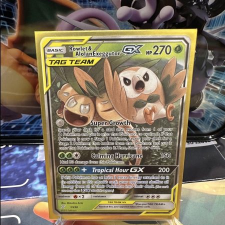 Rowlet Alolan Exeggutor GX TAG TEAM