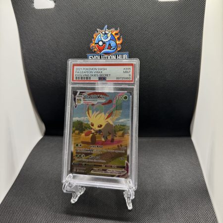 Pokemon Evolving Skies Leafeon VMAX (Alternate Art Secret)  205/203 PSA 9