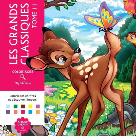 Coloriages mystères Disney - Les Grands classiques Tome 11