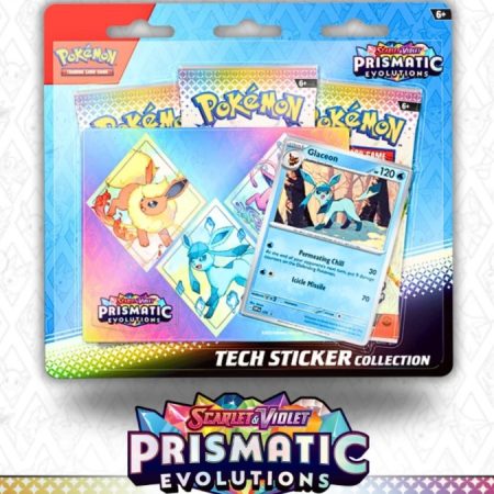 Prismatic Evolutions Tech Sticker Collection glaceon