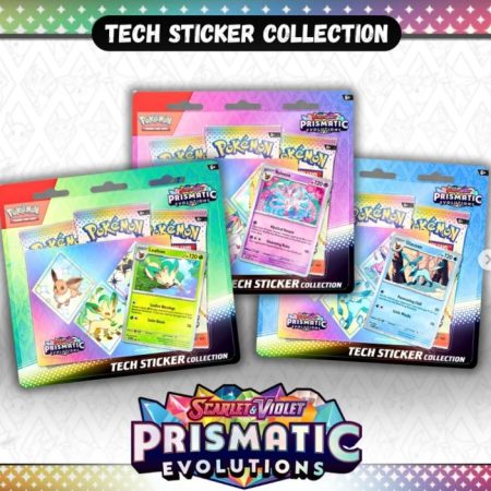 Prismatic Evolutions Tech Sticker Collection