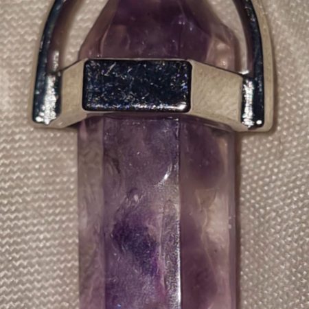 Amethyst marble necklace
