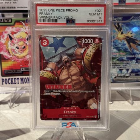 Franky - WINNER Card ONE PIECE - PSA 10