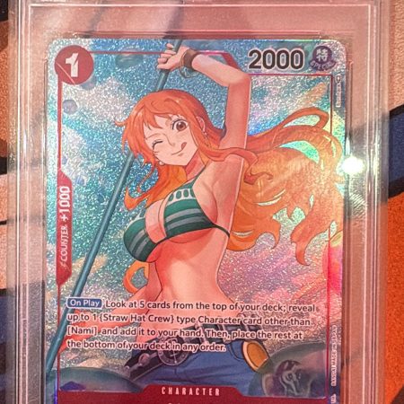 PSA 10 OP01 Nami Alt Art Pre Errata