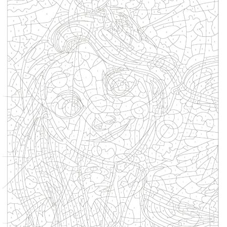 Coloriages mystères Disney - Portraits