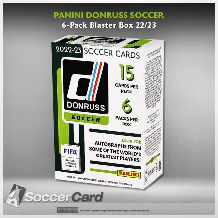 Panini Donruss Soccer 6-Pack Blaster Box - Sealed