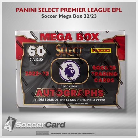 PANINI SELECT PREMIER LEAGUE EPL Soccer Mega Box 22/23 - Sealed