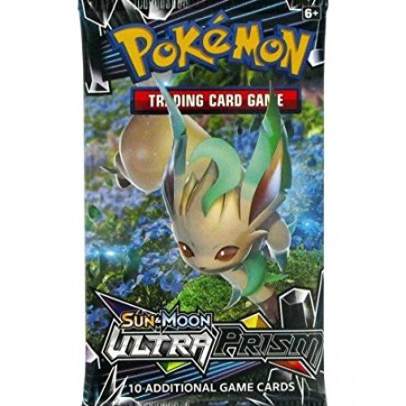 Pokemon Ultra Prism Booster Pack - Leafeon Art Work (Sealed)