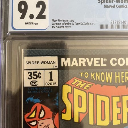 Spider-Woman #1 New origin of Spider-Woman CGC Graded 9.2