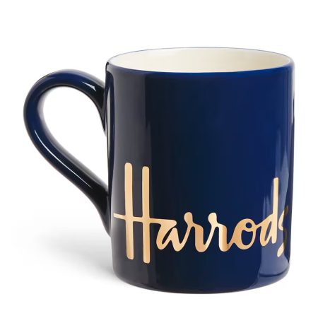 Harrods Logo Mug ( Navy )