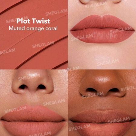 SHEGLAM Dynamatte Boom Long Lasting Matte Lipstick- Plot Twist