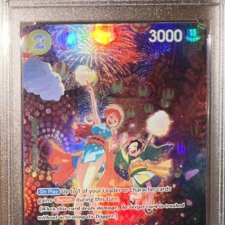 ONE PIECE OP07-500 YEARS IN THE FUTURE 101 O-NAMI SPECIAL ALT ART PSA 10