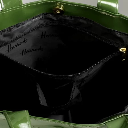 Harrods Logo Shopper Bag ( Medium ) ( Green )