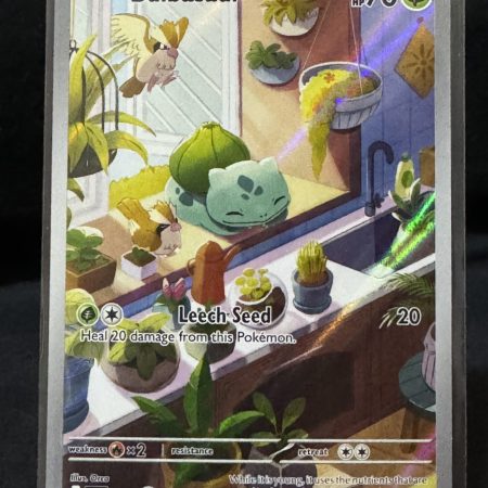 Bulbasaur 143/142 Sv07: Stellar Crown Holo MINT- Excellent centering & condition