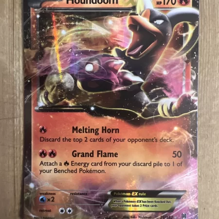 Pokemon TGC Houndoom EX #21 Pokemon BREAKthrough