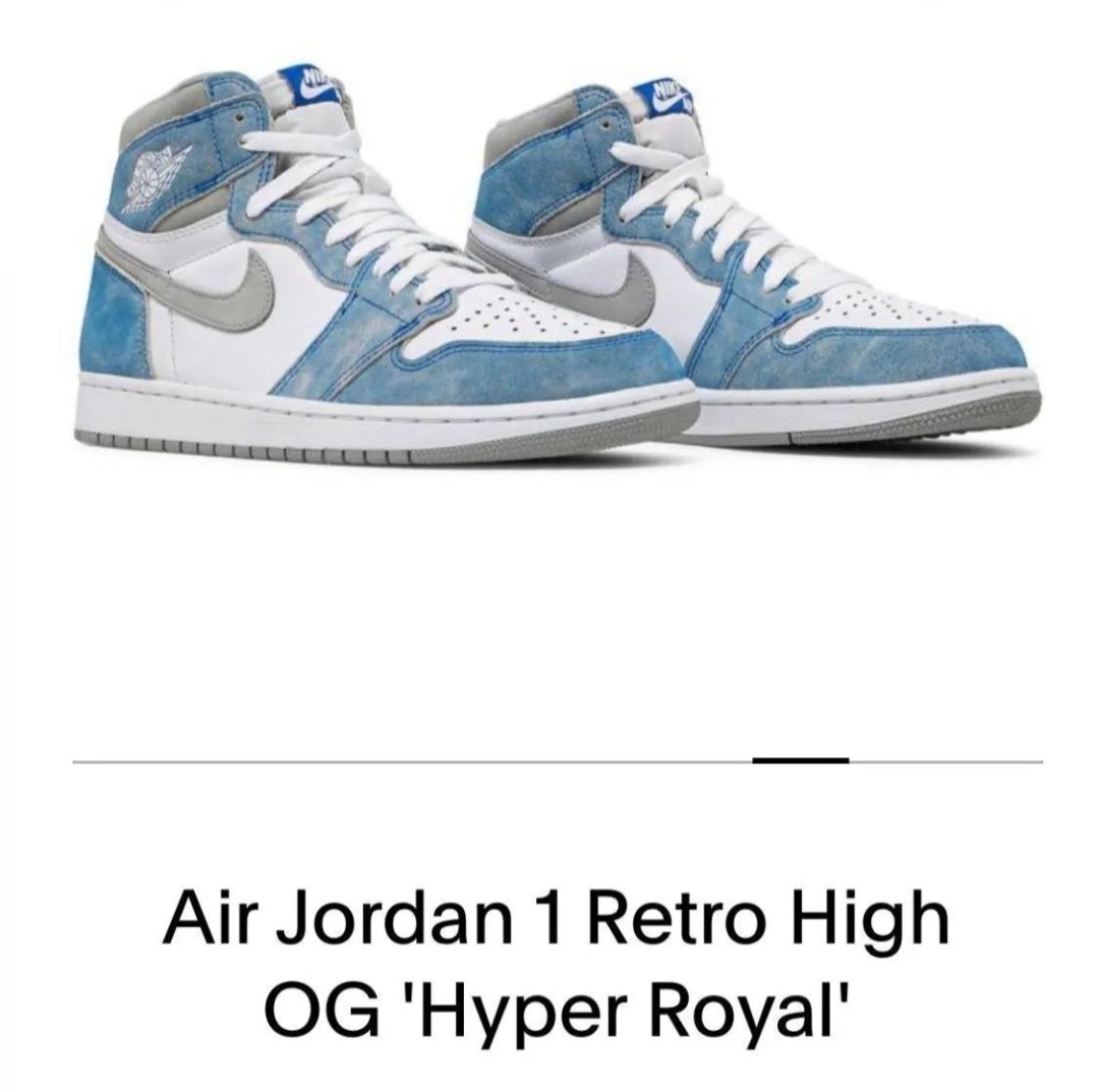 Air Jordan 1 high og hyper royal