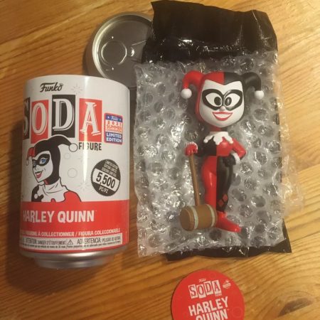 Funko SODA! DC Harley Quinn 2021 Con Limited 5500 Vinyl Figure - Open Tin COMMON