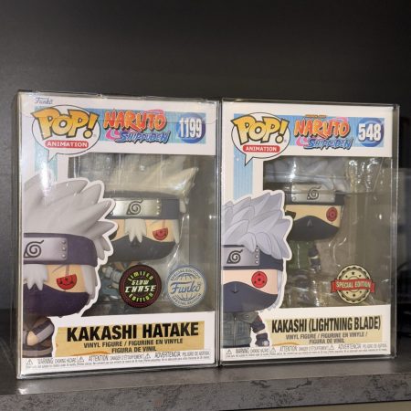 Kakashi Glow Chase Funko + lightning blade