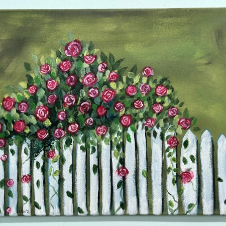 Roses & Fence