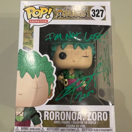 OG Zoro Double Signed Barcode JSA