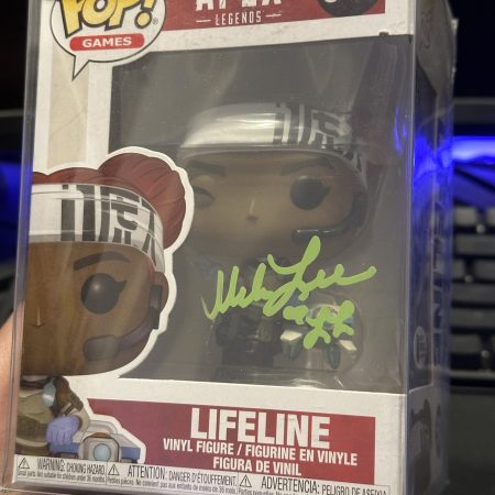 Autographed Lifeline from Apex Legends Funko Pop