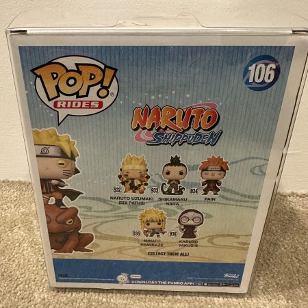 Funko Pop Rides Naruto on Gamakichi #106 Hot Topic Exclusive Vinyl Figure SIGNED