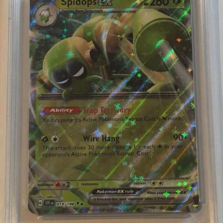 2023 Pokemon Scarlet & Violet SPIDOPS EX #019 PSA 10 Mint