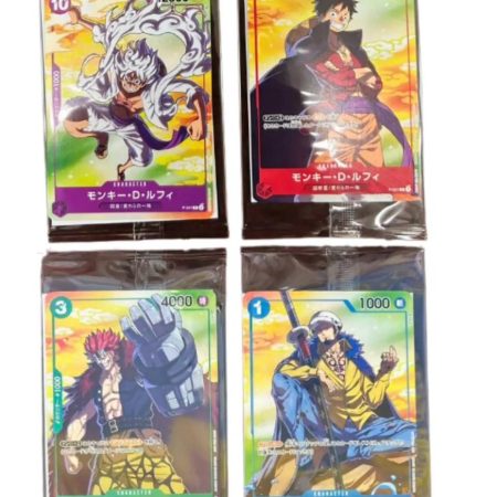 7 Eleven Store - 4 card complete Set Luffy Japanese ONE PIECE