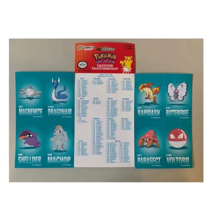 1999 Pokemon Sandylion Sticker Sheets