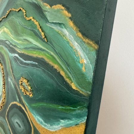 Acrylic Painting: Malachite Dreamscape