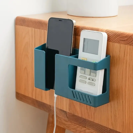 Multifunctional Wall-Mounted Remote Control And Phone Holder