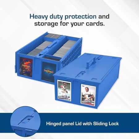 BCW Collectible Card Bin - Holds up to 1600 Cards - Blue